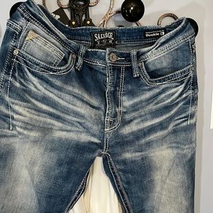 Men’s buckle salvage mayhem jeans 32 inseam